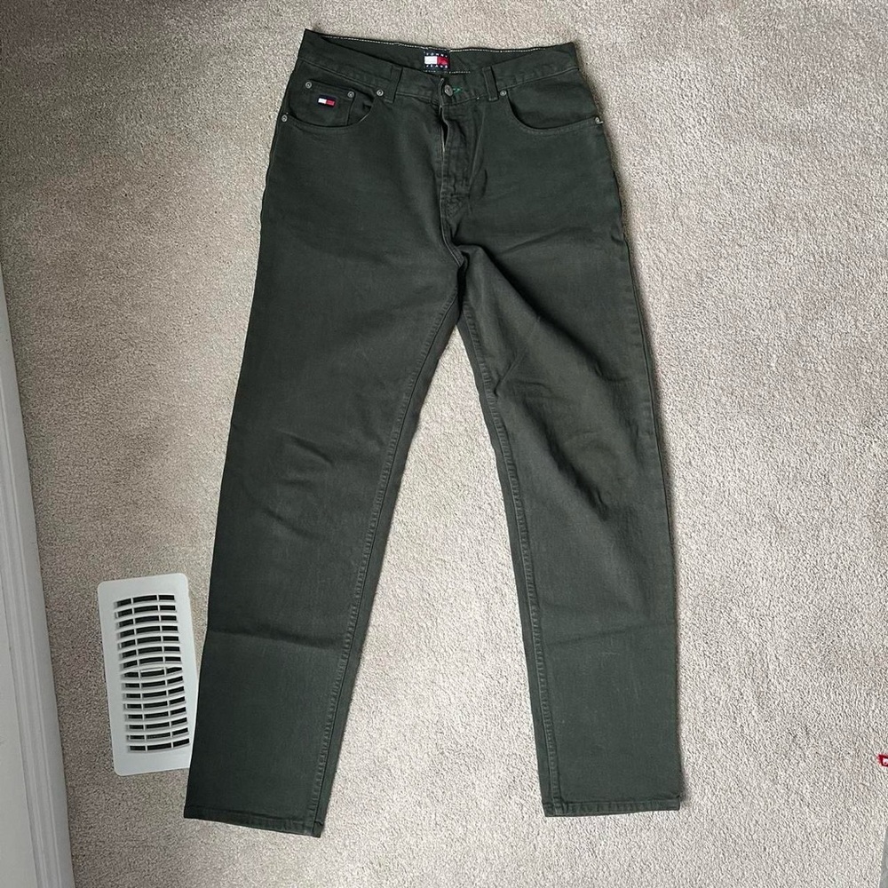 TOMMY HILFIGER | FOREST GREEN BAGGY JEANS 💚🌳💫